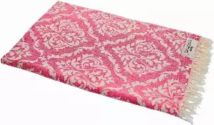 Carenesse Hamamtuch »Barock pink 90 x 175 cm, leichtes Pestemal Fouta Handtuch Saunatuch«, Strandtuch aus 100% Baumwolle Badedecke Tischdecke...