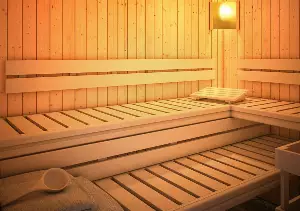 Karibu Sauna-Rückenlehne »Premium Set 1«, (2 St.), inkl. Bankblende