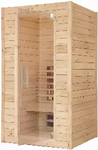 RORO Sauna & Spa Infrarotkabine »ABN L100«, Fronteinstieg, inkl Fußboden und Steuergerät