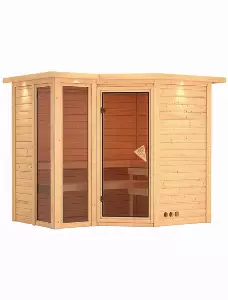Sauna »Kunda«, für 4 Personen, ohne Ofen