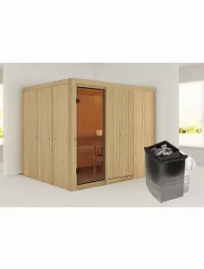 Sauna »Nybro«, inkl. Saunaofen mit integrierter Steuerung, für 5 Personen