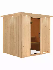 Sauna »Rakvere«, für 3 Personen, ohne Ofen