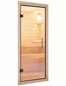 Sauna »Svea«, inkl. 9 kW Saunaofen mit integrierter Steuerung, für 3 Personen