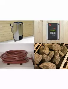 Saunaofen-Set »OS«, inkl. externer Steuerung, 3,6 kW