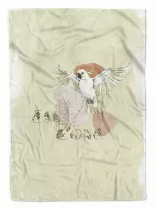 Sinus Art Handtücher »Handtuch Strandhandtuch Saunatuch Kuscheldecke Papagei Kunstvoll Einzigartig Eindrucksvoll Schö« (1-St), Handtuch