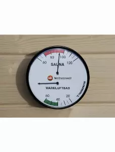 Thermometer, für: Saunen, weiß