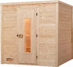 weka Sauna »Bergen«, (Set), 7,5 kW-Ofen mit digitaler Steuerung