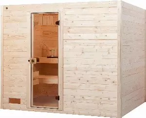 weka Sauna »Valida«, (Set), 9 kW-Ofen mit integrierter Steuerung