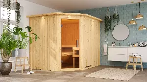 Wolff Sauna »Innensauna de luxe Medea«