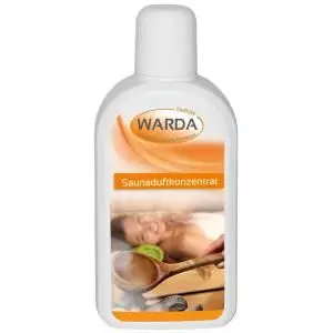 Warda Sauna-Duft-Konzentrat Zimt-Pflaume, Saunaaufguss aus naturreinen & naturidentischen ätherischen Ölen, 200 ml - Flasche
