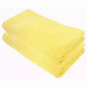 Julie Julsen Handtücher »2-Handtücher-Gelb-2 tlg. Saunatücher«, Bio-Baumwolle (2-St) gelb 0 cm x 0 cm