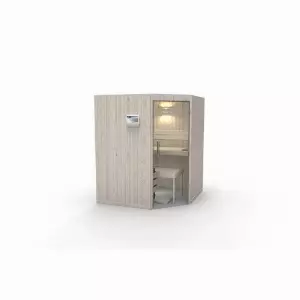 Helo Element-Eck-Sauna Lumi 3 163,2 x 163,2 x 200 cm, 6 kW