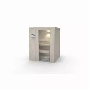 Helo Massivholz-Sauna Relax 2 160,4 x 149,9 x 203,5 cm, 6 kW