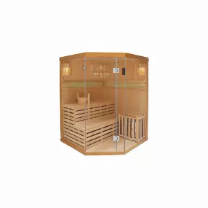 INOSAR Mila BIG XL Traditionalle Sauna Indoor Inkl. LED RGB Beleuchtung