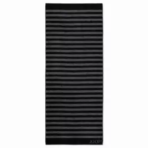 JOOP! Classic Stripes Saunatuch - schwarz - 80x200 cm