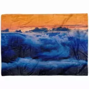 Sinus Art Handtücher Handtuch Strandhandtuch Saunatuch Kuscheldecke mit Fotomotiv Himmel Wolken Sonn, Baumwolle-Polyester-Mix (1-St), Handtuch 50 cm x 100 cm