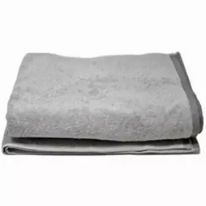 HOMELEVEL Handtuch, XL Sauna Handtuch - 180x100cm - Baumwolle - Saunatuch grau