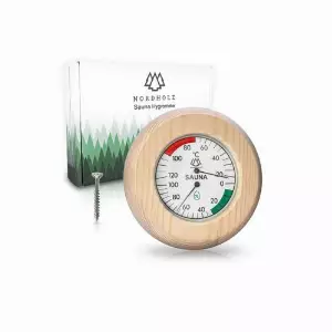 NORDHOLZ Raumthermometer Sauna Hygrometer Thermometer