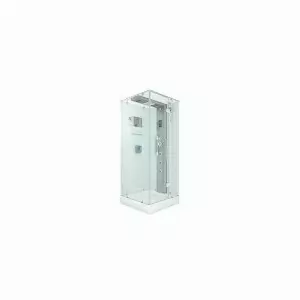 Dampfdusche Duschtempel Sauna Dusche Duschkabine D38-20R2-EC 100x100 cm mit 2K Scheiben Versiegelung