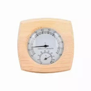 kueatily Hygrometer Sauna Hygrometer 2-in-1 Messgerät