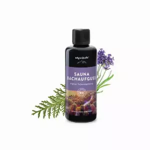 Allgäuquelle Sauna-Aufgussset Bio Saunaaufguss Bachaufguss Saunaduft (1 x 100ml) mit Lavendel