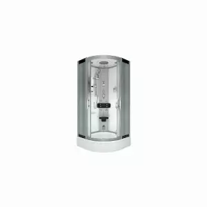 Dampfdusche Duschtempel Sauna Dusche Duschkabine D46-60M2 100x100 cm ohne 2K Scheiben Versiegelung