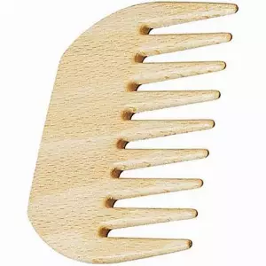 Keller Afrokamm, Holz, 9 cm