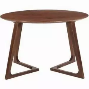 Runder Design-Tisch aus Massivholz L115 cm BANDOL