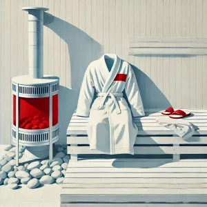 Sauna Bademantel